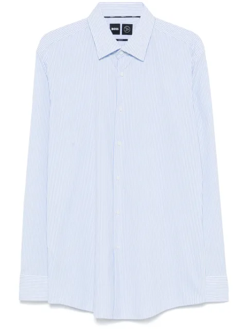 BOSS striped shirt Blue 50535422