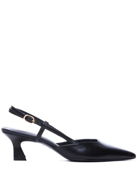 Stuart Weitzman 50mm Vinnie slingback pumps Black SJ434VINNIE50SLINGBACKSMO