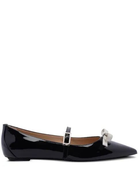 Stuart Weitzman Felicity ballet flats Black SK139FELICITYBOWMARYJANEFLATPAT