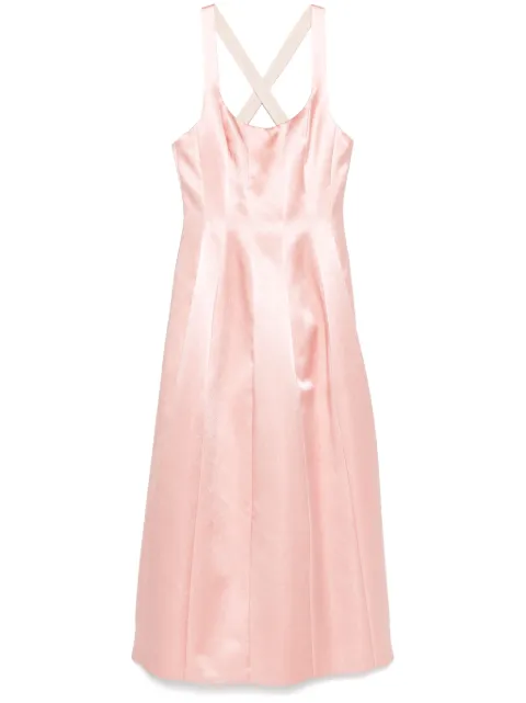 Philosophy Di Lorenzo Serafini satin midi dress Pink A04440723