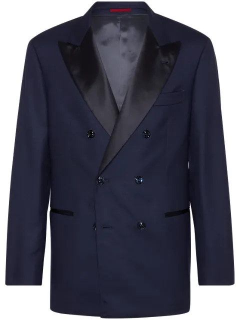 Brunello Cucinelli cashmere blazer Blue ME81UGS07CX949