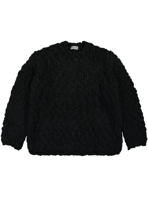 Yohji Yamamoto crew-neck sweater Black HJK07194