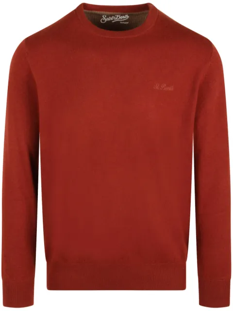 MC2 Saint Barth logo-embroidered sweater Red REGE00300830G