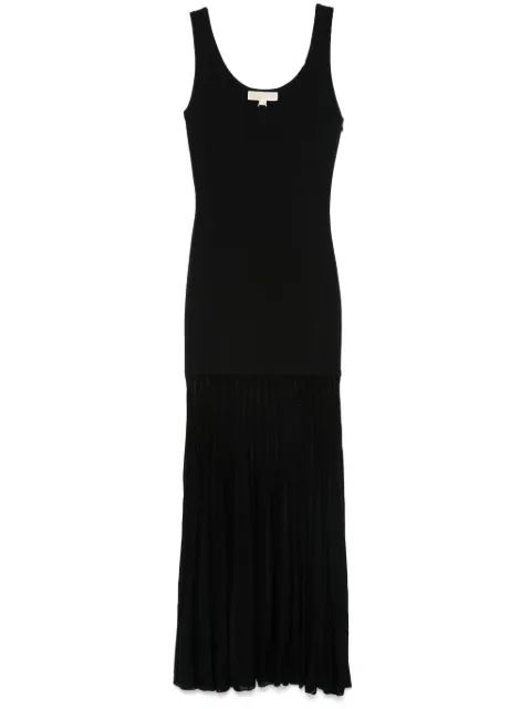 Michael Kors semi-sheer panelling maxi dress Black MF482LFBFD