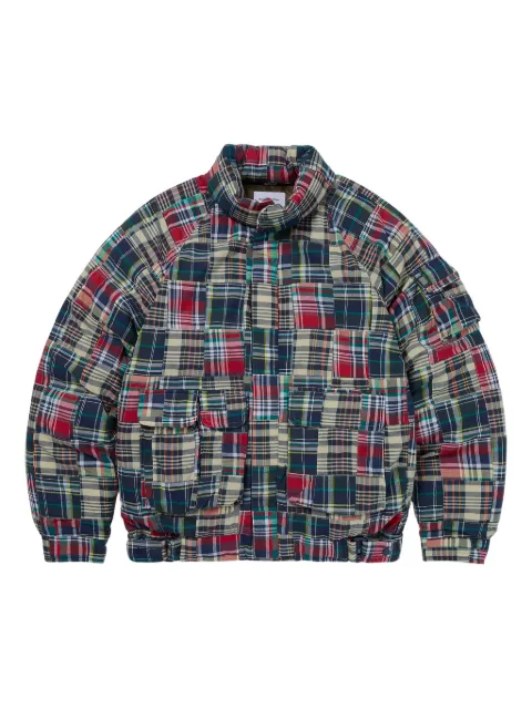 This Is Never That patchwork-design jacket Blue TN243OOWHS05
