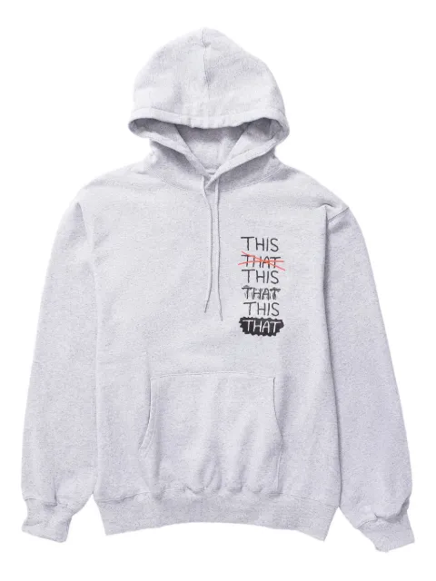 This Is Never That Skate hoodie Grey TN243TSWHO10