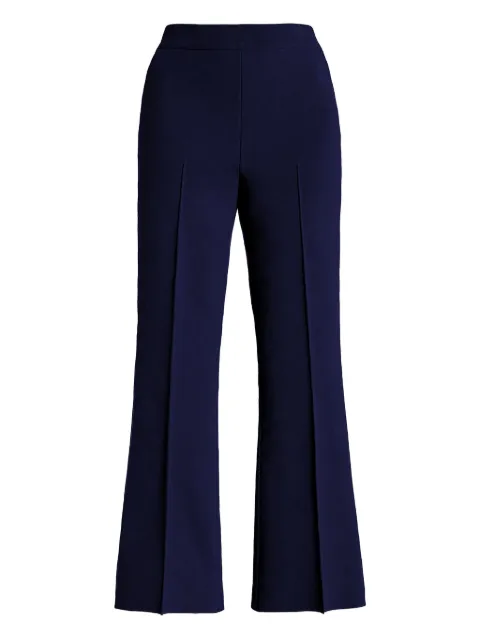 High Sport Kick pleated-front flared trousers Blue 21011
