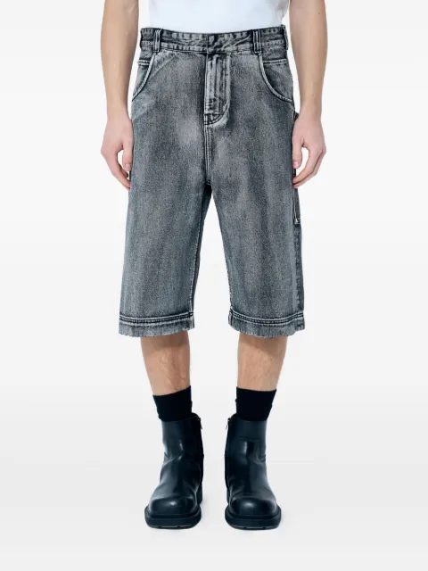 ENTIRE STUDIOS straight-leg denim shorts Grey ES2570CG