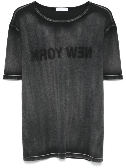 Helmut Lang New York T-shirt Black O10HM508