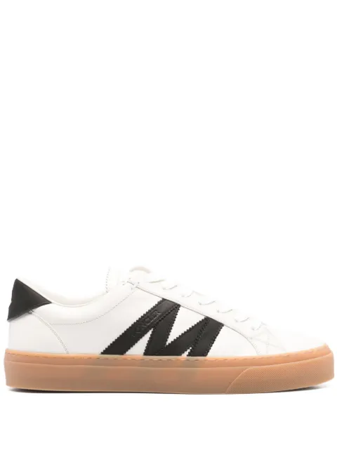 Moncler Monaco2 leather sneakers White K109A4M00180M6071