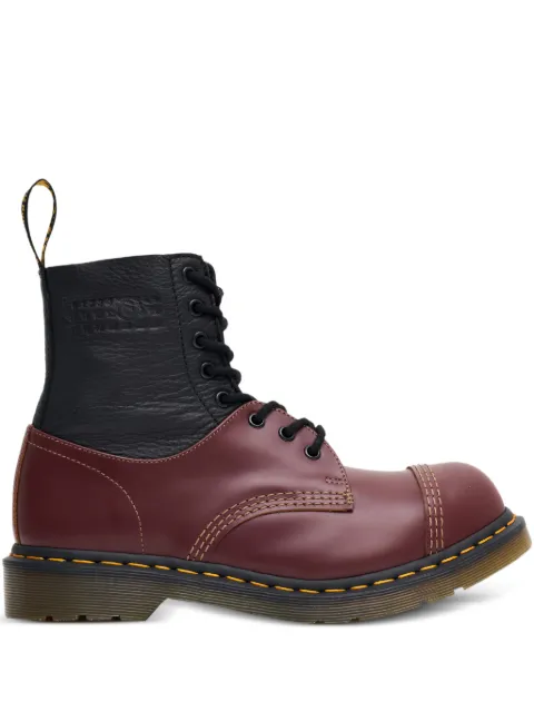 Dr. Martens x MM6 Maison Margiela 1460 Twisted and Reimagined leather boots Red SH3WU0008P8029