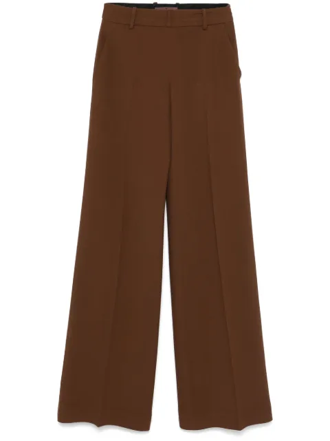 Ermanno Scervino crepe trousers Brown D466P308ILM