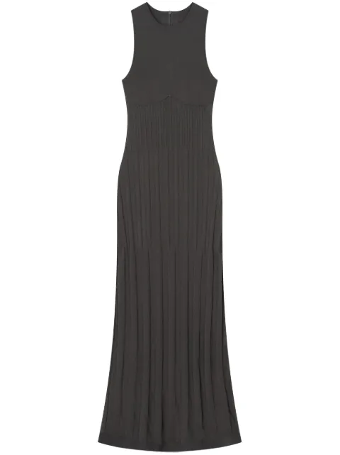 AERON sleeveless maxi dress Grey CLARASILKYRAYONKNITSTORM