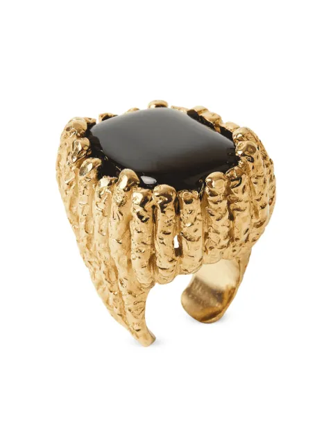 Paola Sighinolfi Bosco onyx ring Gold PQC22BN