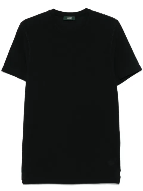 Zanone cotton T-shirt Black 815194ZG380