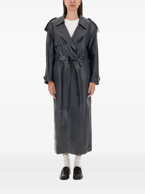 Salvatore Santoro belted coat Grey 47041GLOV