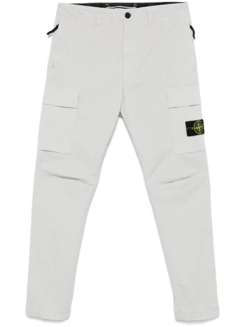 Stone Island Compass-badge cargo pants Grey L1S153100032S0A10