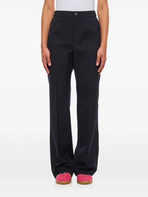 Moncler pressed-crease trousers Blue 2A00008597SZ
