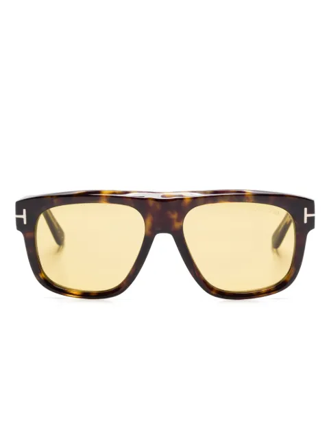 TOM FORD Eyewear Icon geometric sunglasses Brown TF1201