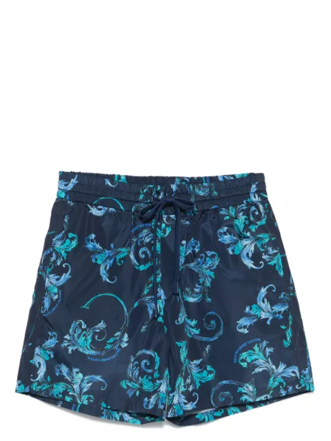 Versace Jeans Couture Barocco-print swim shorts Blue 78GADD17CQD92