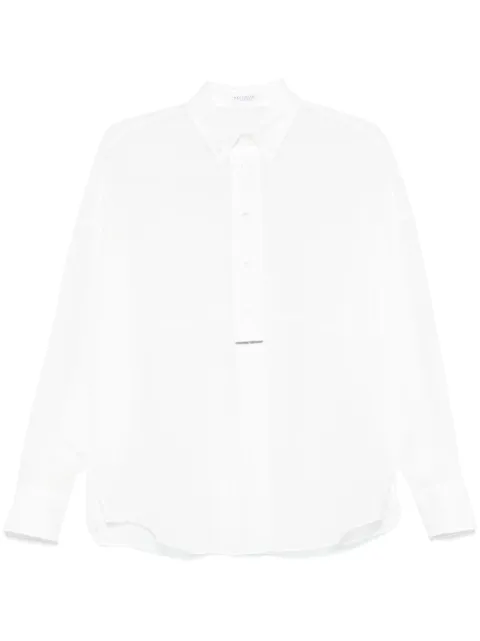 Brunello Cucinelli Monili-detail blouse White MH911RA905C100