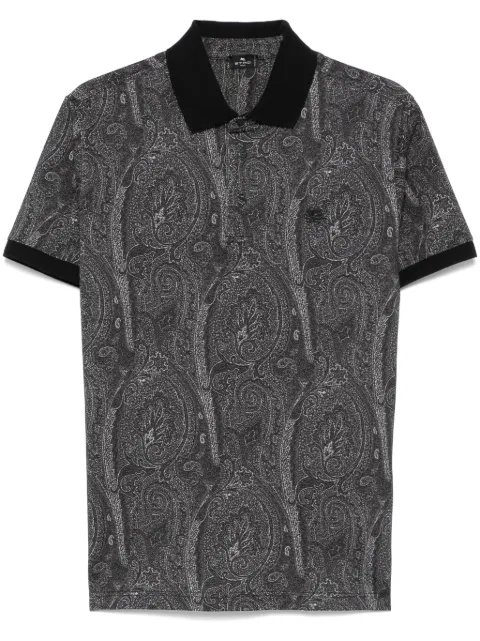 ETRO paisley-print polo shirt Grey MRMD0004AK472