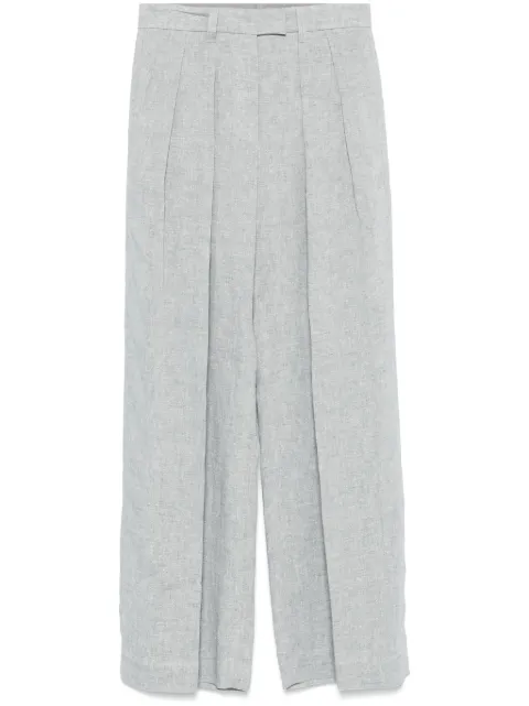 Brunello Cucinelli metallic-threading trousers Blue MH547P8512C2779