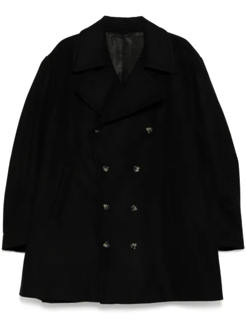 marina yee double-breasted coat Black NOAH
