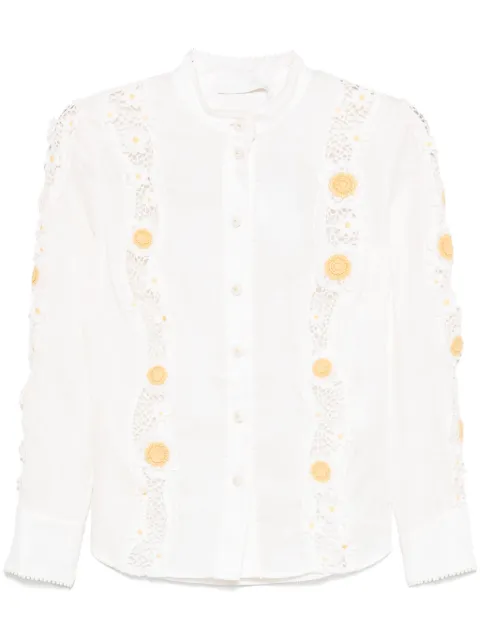 ZIMMERMANN Everley shirt White 0733TRS255