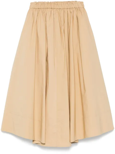 Forte Forte cotton midi skirt Neutrals 13619MYSKIRT