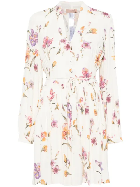 TWINSET floral-print mini dress White 251TP2773