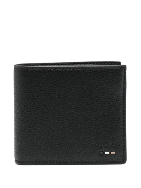 BOSS logo-debossed wallet Black 50536511