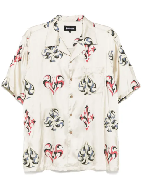 PEACE AND AFTER x Tetsuya Nakamura Playing Cards shirt Neutrals PA24TNSH01