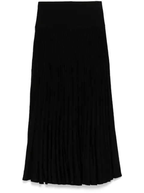 Alaïa pleated skirt Black AA9J2252K010A