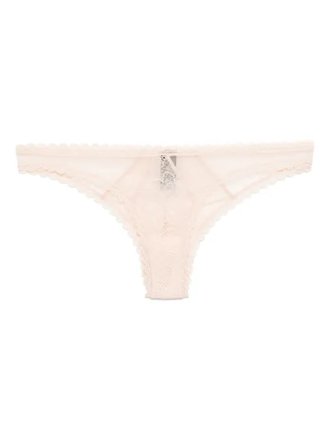 Kiki de Montparnasse Dahlia lace briefs Pink C001PN178