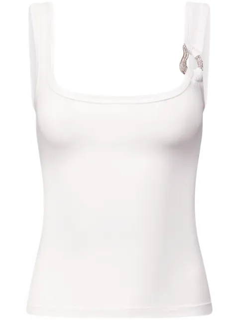 AREA ring-detail tank top White RS25AWTP0070FA01
