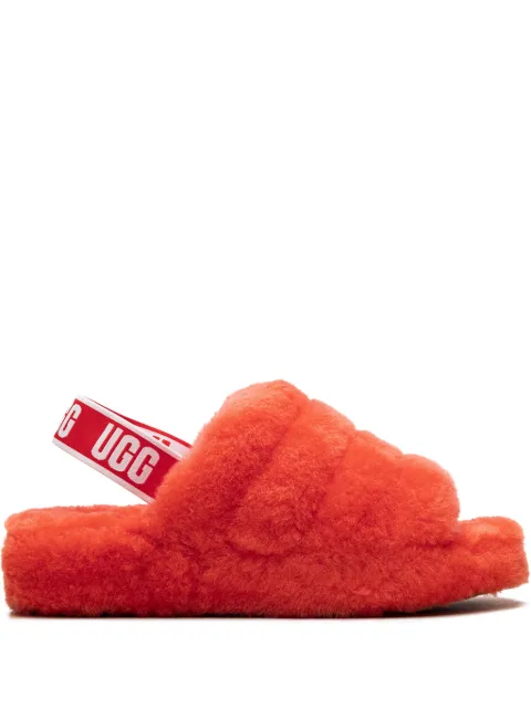 UGG Fluff Yeah "Red Currant" slippers Red 1095119RCRR