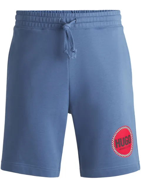HUGO printed track shorts Blue 50530672