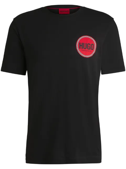 HUGO logo-print T-shirt Black 50530641