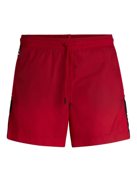 HUGO logo-tape swim shorts Red 50500973