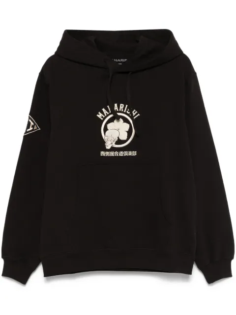 Maharishi 1102 Kamon hoodie Black 1102