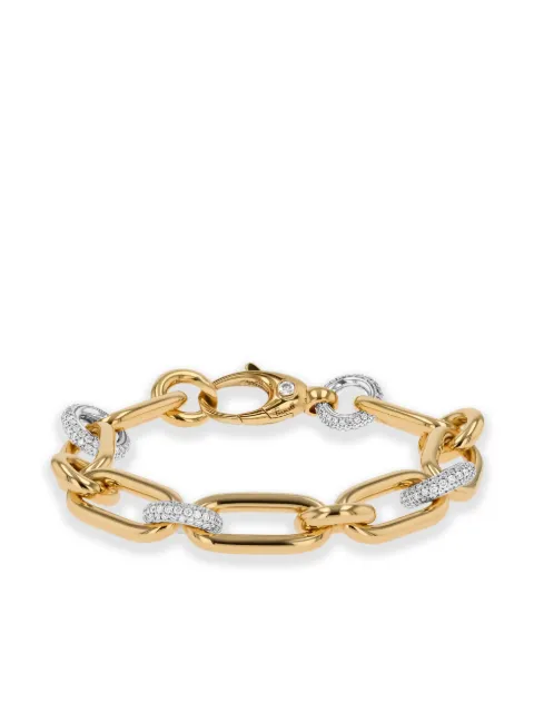 Pragnell 18K yellow and white gold Havana diamond bracelet HAV080