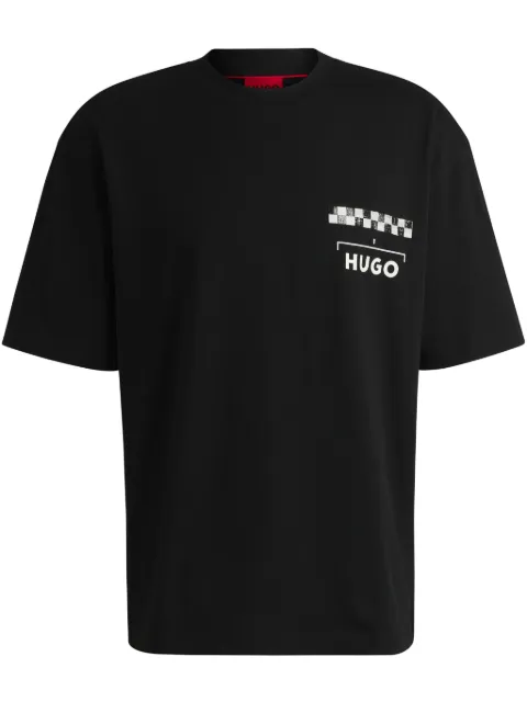 HUGO logo-print t-shirt Black 50531758