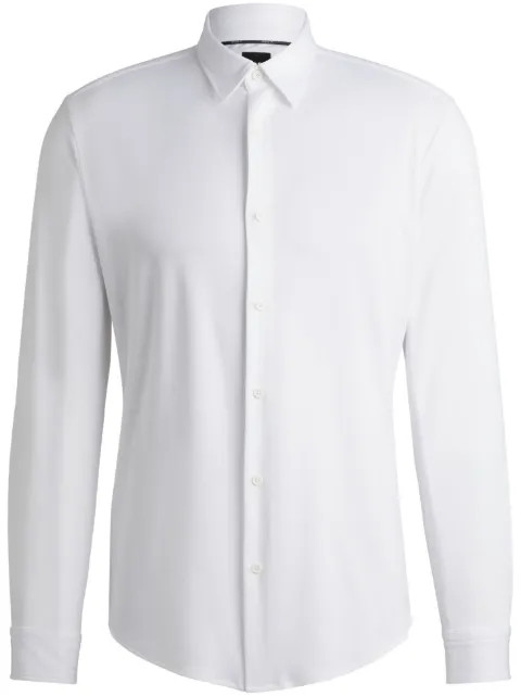 BOSS long-sleeved shirt White 50533434