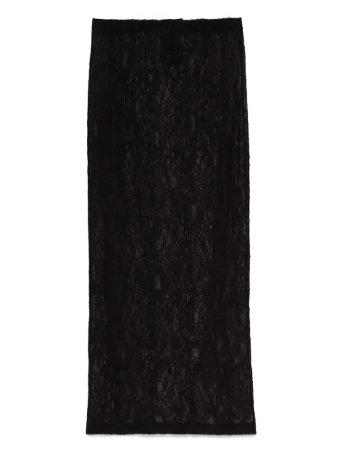 WARDROBE.NYC lace midi skirt Black W3010S25LC
