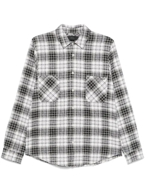 AMIRI classic flannel shirt White AMSTFL1010