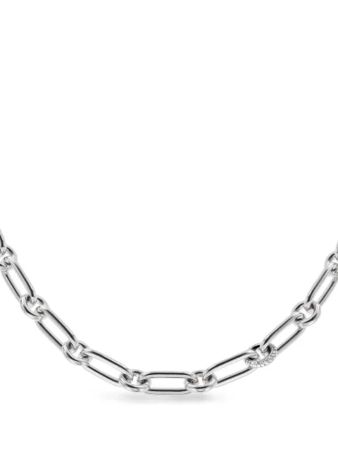 Pragnell 18K white gold mini Havana diamond necklace Silver HAV073