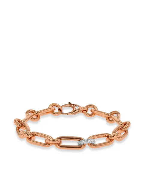 Pragnell 18K rose gold mini Havana diamond bracelet Pink HAV070
