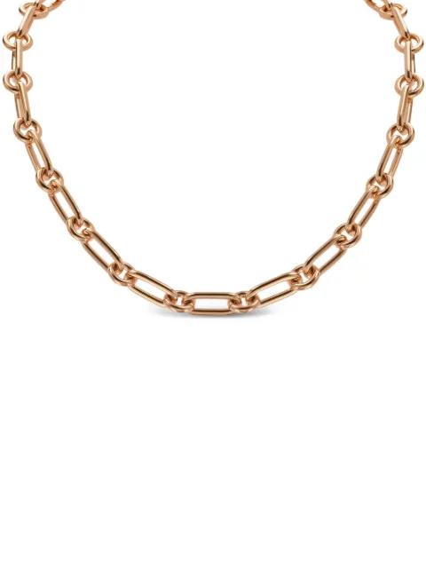 Pragnell 18K rose gold mini Havana diamond necklace Pink HAV061
