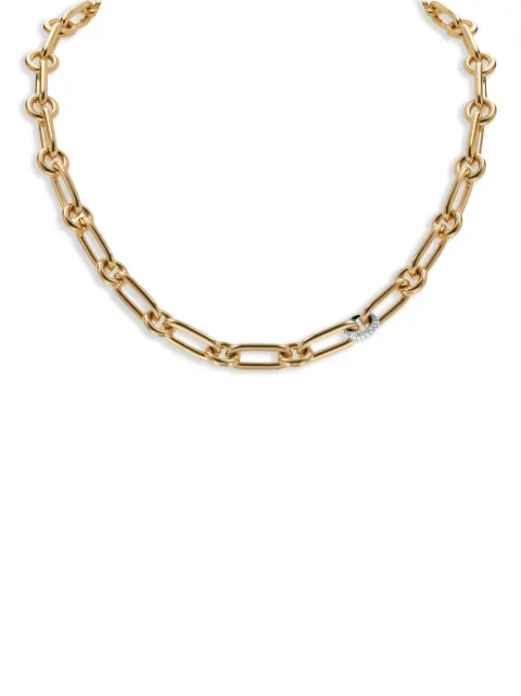 Pragnell 18K yellow gold mini Havana diamond necklace Gold HAV075